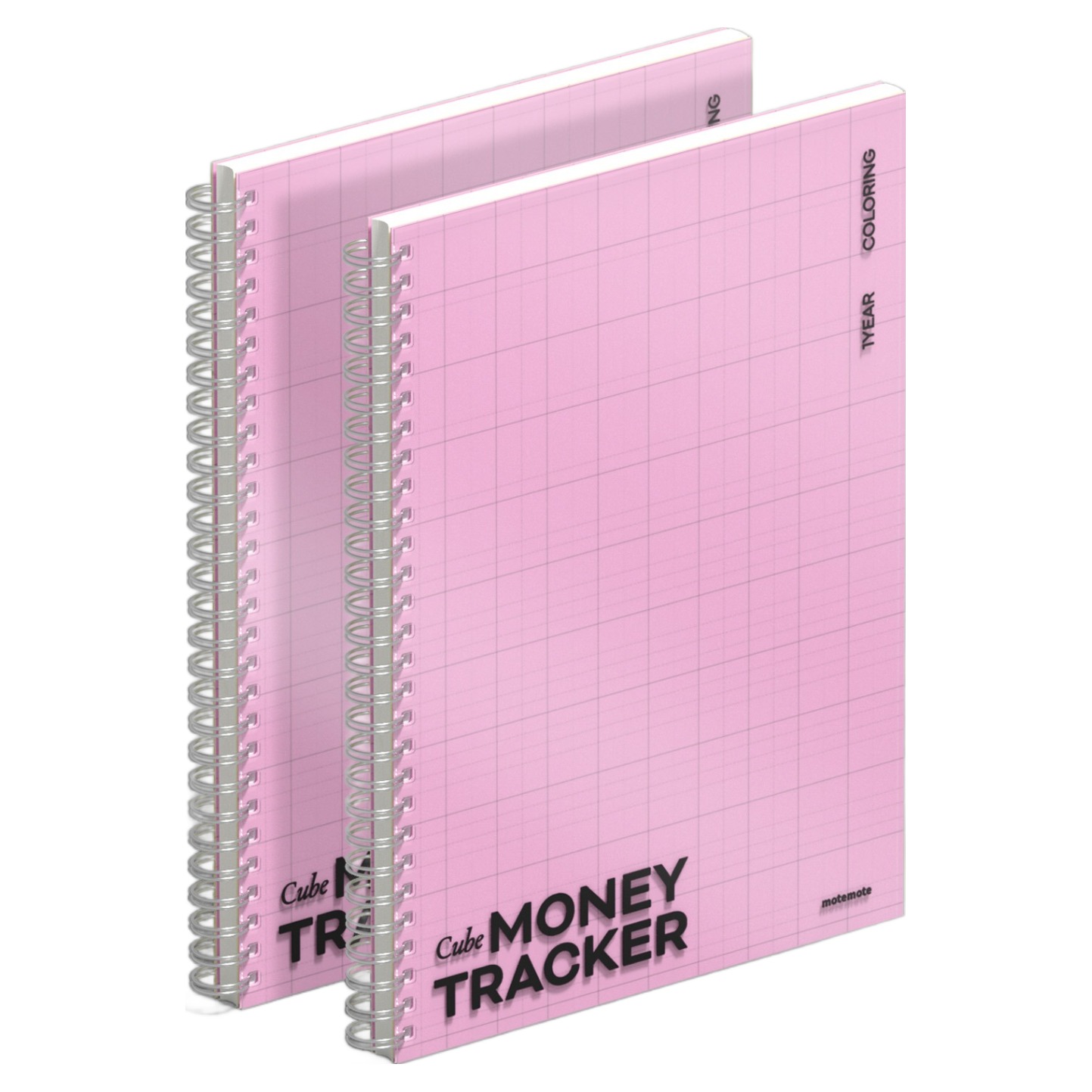 모트모트 쓰기 쉬운 머니 큐브 트래커 가계부, 혼합색상, 2개 27,170원