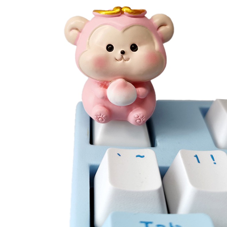 거친언니 귀여운 동물 기계식 키보드 캡 키캡, 원숭이, 단일상품 8,920원