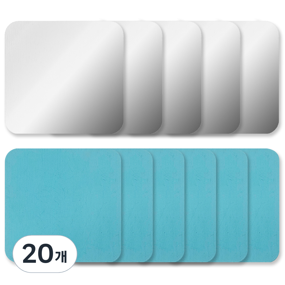 코멧 후면부착 자석 접착식 스틸 사각 철판 24mm 6,550원