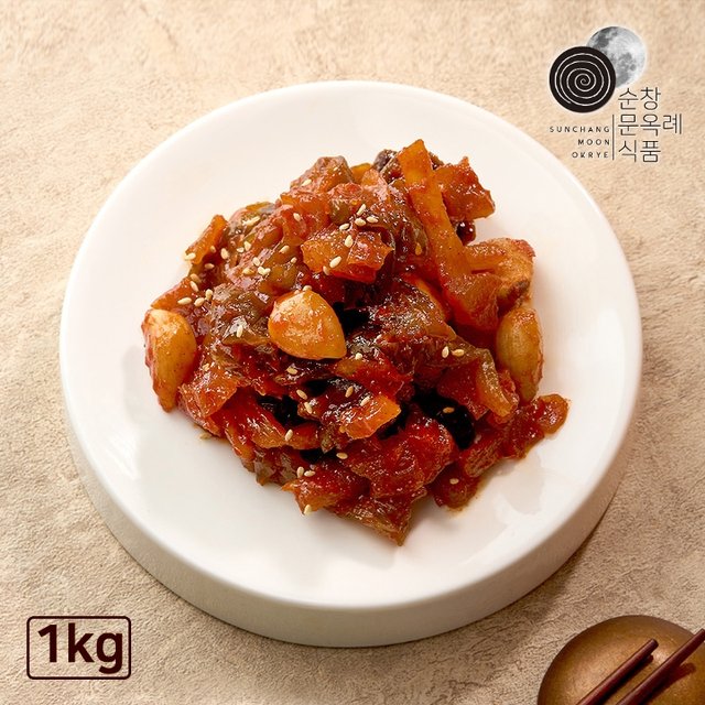 국내산 순창문옥례식품 고추장 모듬 장아찌 1kg 밀폐용기, 1개, 1kg 27,900원