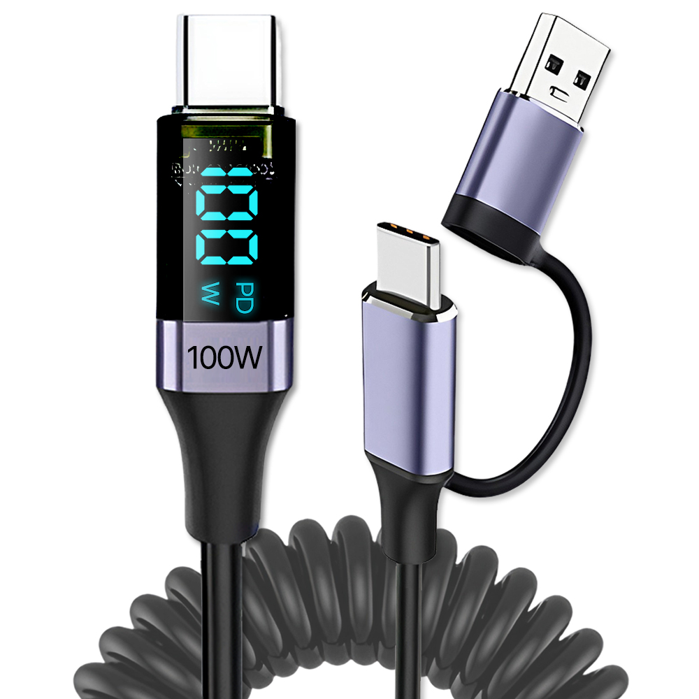 딜러버 스프링 100w c to c타입 초고속 충전기케이블 4,900원