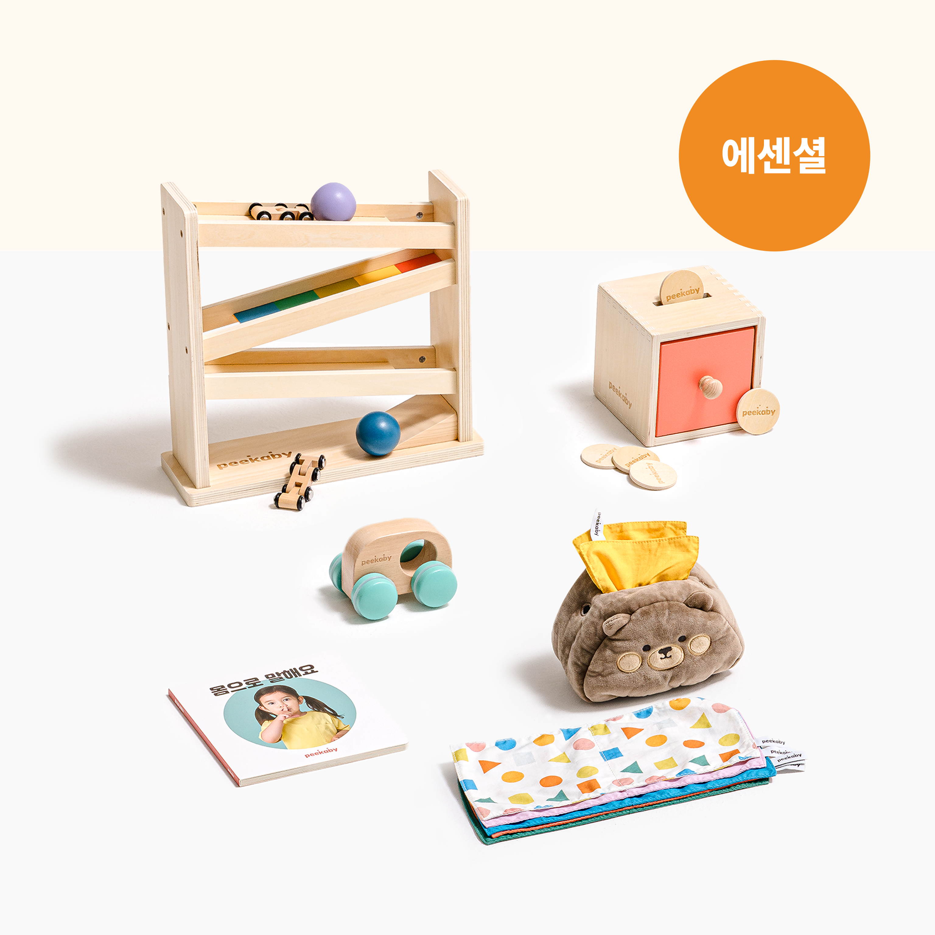 피카비 플레이키트 Everyday 6 에센셜 (11-12개월) 몬테소리교구 돌아기장난감, 1개 89,000원