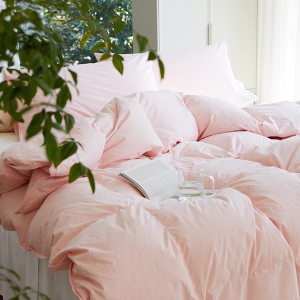 [컴포플러스] 면80수 바이오워싱 헝가리구스 차렵이불(S-800g/Q-1100g) 195,000원