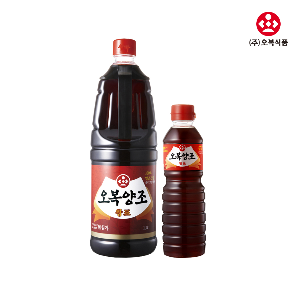 오복식품 오복간장 왕표 1.7L ＋ 500ml / 간장 15,980원