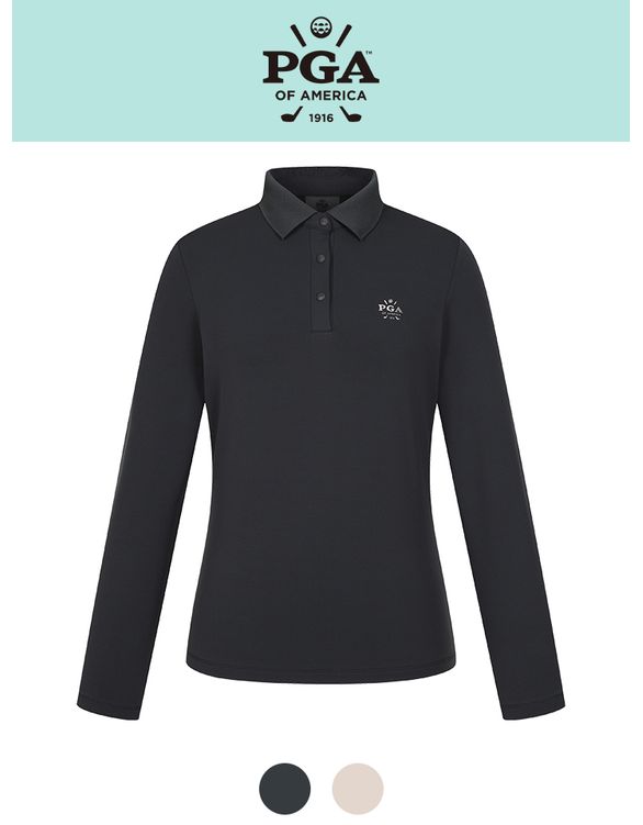 PGA [매장동일] 여성 소프트터치 베이직 카라 티셔츠 PGWTS54364 3005530 79,200원