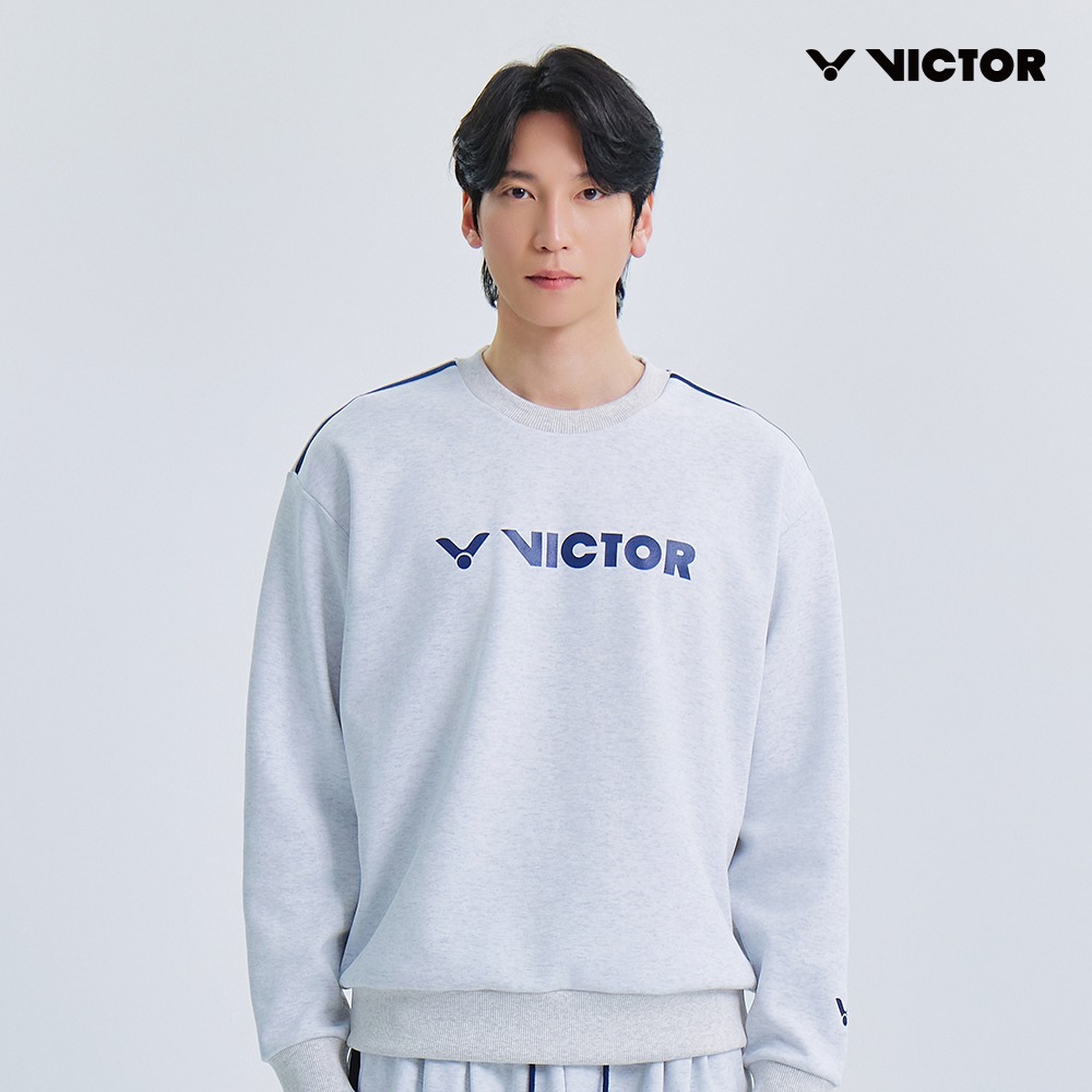 빅터 VICTOR 아울렛 LinePlay Sweatshirt 맨투맨 남녀공용 25ATL017U 배드민턴 탁구 스쿼시 스포츠웨어 72,000원