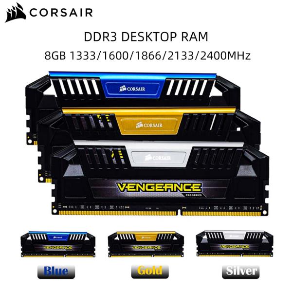 CORSAIR Vengeance LPX DDR3 데스크탑 메모리 RAM 240핀 DIMM 1.5V 듀얼 채널 8GB 2133MHz 43,600원