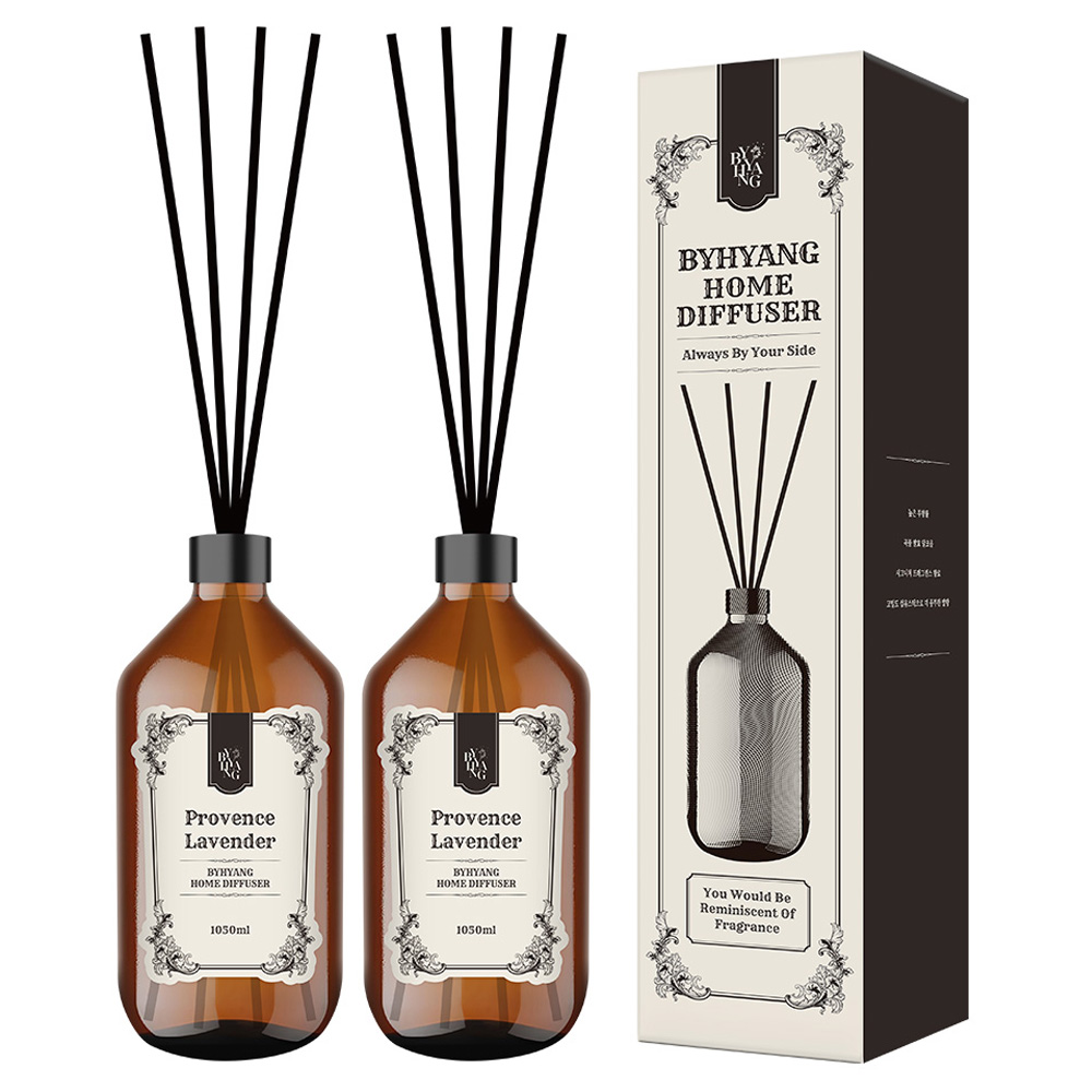 바이향 대용량 홈 디퓨저 2p, 1개, 2.1L, 프로방스라벤더, 현재가 34,300원