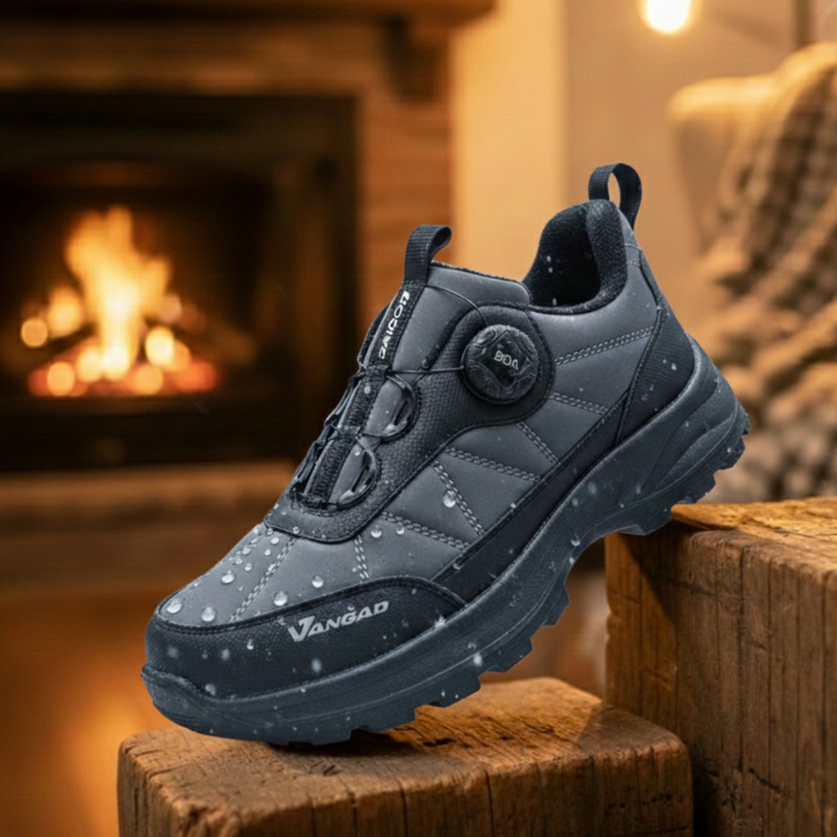 세일상품 뱅가드 가장 행복한 최고의 나만을 위한 발 볼편한 손 안되고 "쏙" 신는 남성 다이얼 패딩 방한트레킹화 방한운동화 생활방수 다이얼 시스템으로 신고벗기 편한 겨울 털 방한화 74,100원