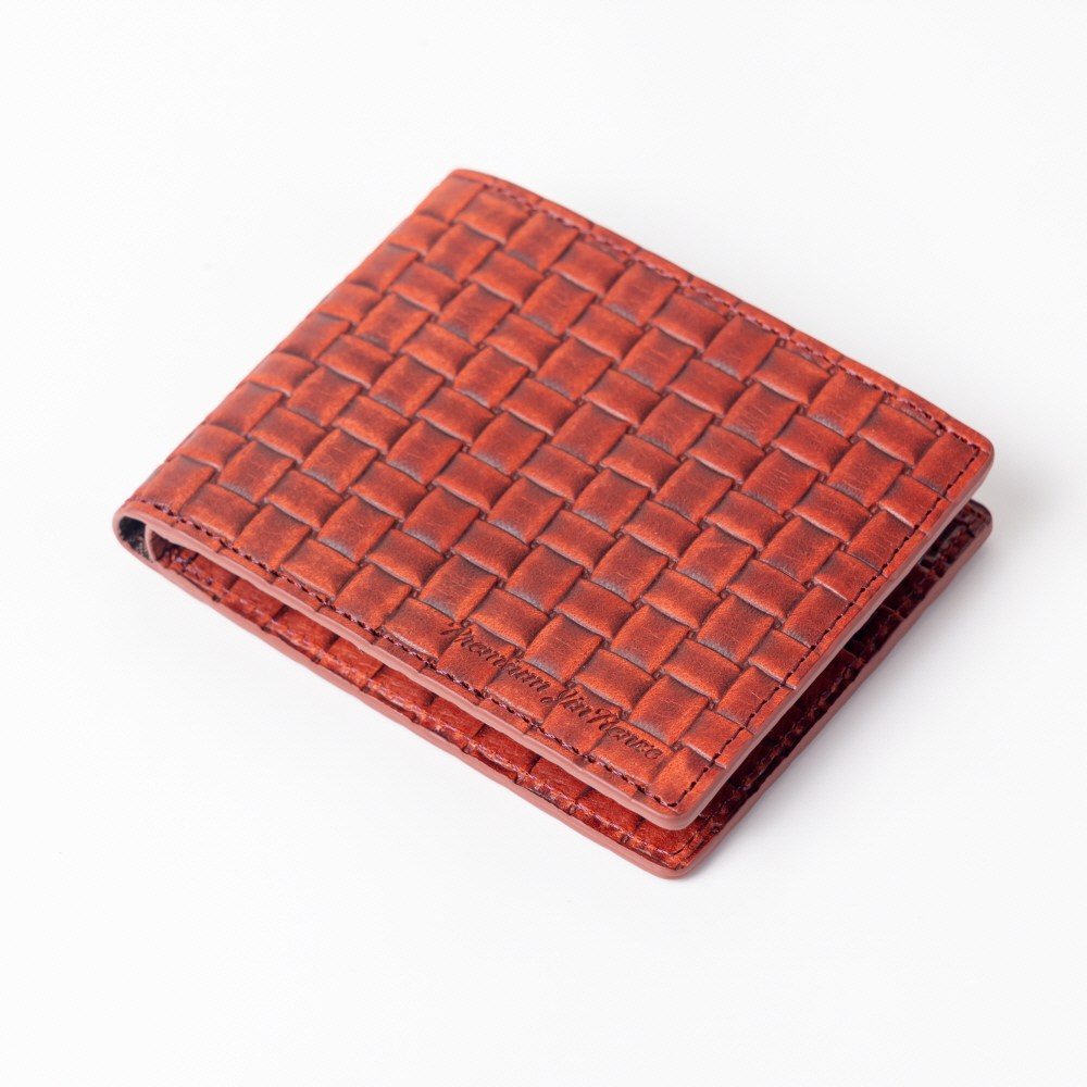 진렌체 아르메노 천연소가죽 베지터블 메쉬 반지갑 123,000원