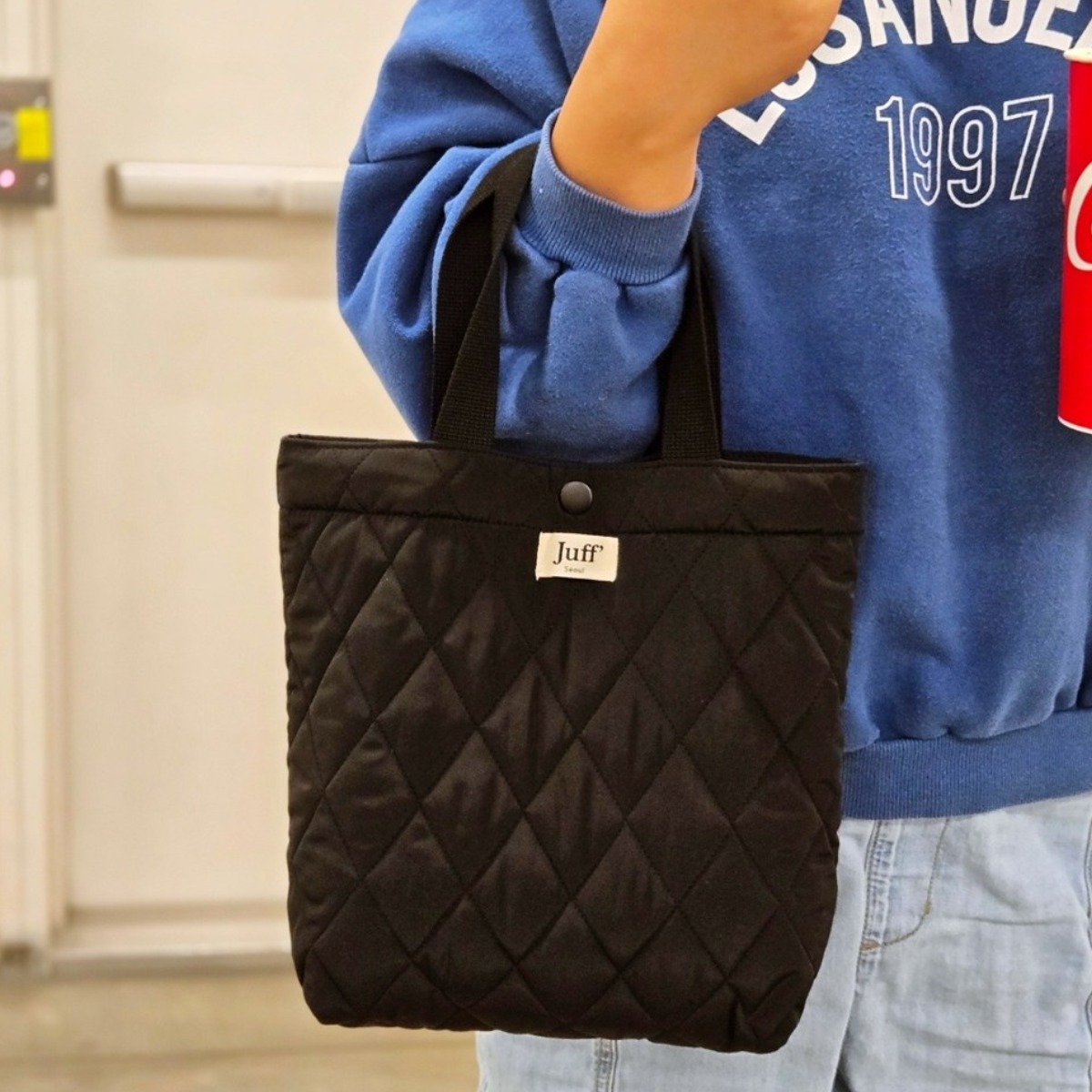 가벼운 겨울 누빔 퀄팅 패딩 백 가방 겨울 교회 하트 미니 성경 어버이날 부모님 구름백 8,900원