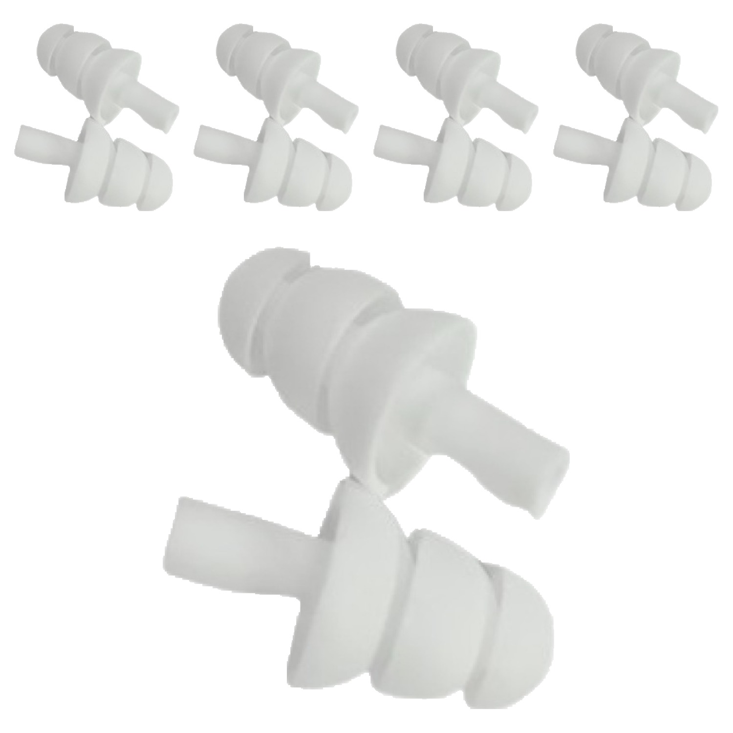 누비나 실리콘 수영용 다이빙 수면 방음 귀마개 좌우 세트 화이트 7,630원