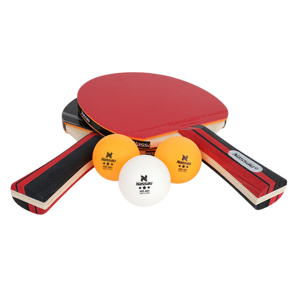 낫소 탁구라켓 2개 + 공3 세트 초보 어린이 입문용 탁구채, 1개 7,000원
