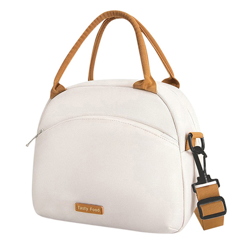 GUNU 캔버스 보온보냉 도시락 가방, 1개, 화이트 8,010원