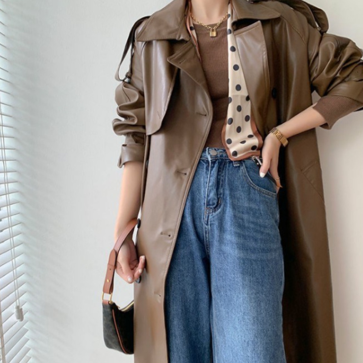 패셔너블 롱트렌치코트 SH1201 61,830원