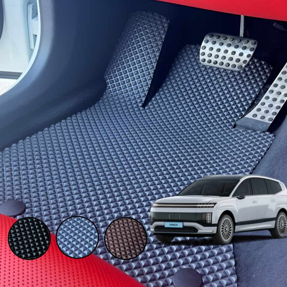 아이오닉9 매트 카매트 자동차 발매트 에르블록 발판 1열 운전석+조수석, 브라운 165,000원