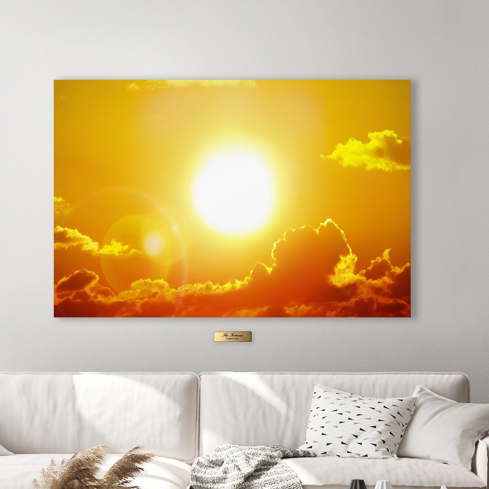 아란아트 일출 태양 그림 황금빛 풍경화 캔버스 액자 125,900원