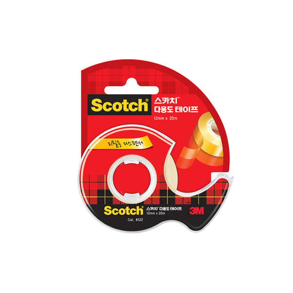 3M 스카치 다용도테이프 12mmx20m 522D (12개입) 13,860원