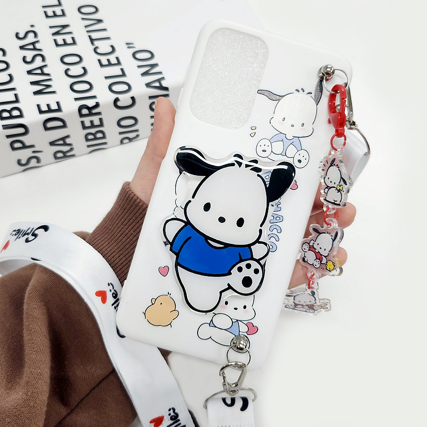 X커버 포차코 화이트 핑크 키링 귀여운 키즈폰 신비폰 XCOVER5 엑스커버5 갤럭시SM-G525N 캐릭터 케이스 15,000원