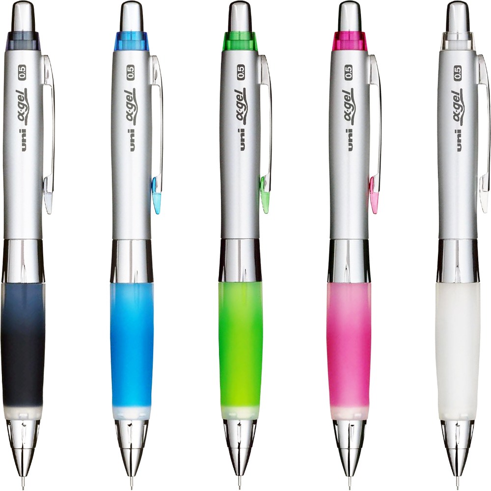 유니 알파겔 흔들 샤프 0.5mm 낱개 / 충격 흡수 겔 그립 / 편안한 그립감 / 샤카샤카 기능 탑재 / 클립 장착 / 말랑한 그립 6,120원