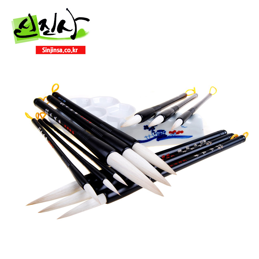 신진사 서예 한국화 캘리그라피에 많이 사용하는 세필붓 모음(겸호필,랑호필,고급겸호필) 13,000원