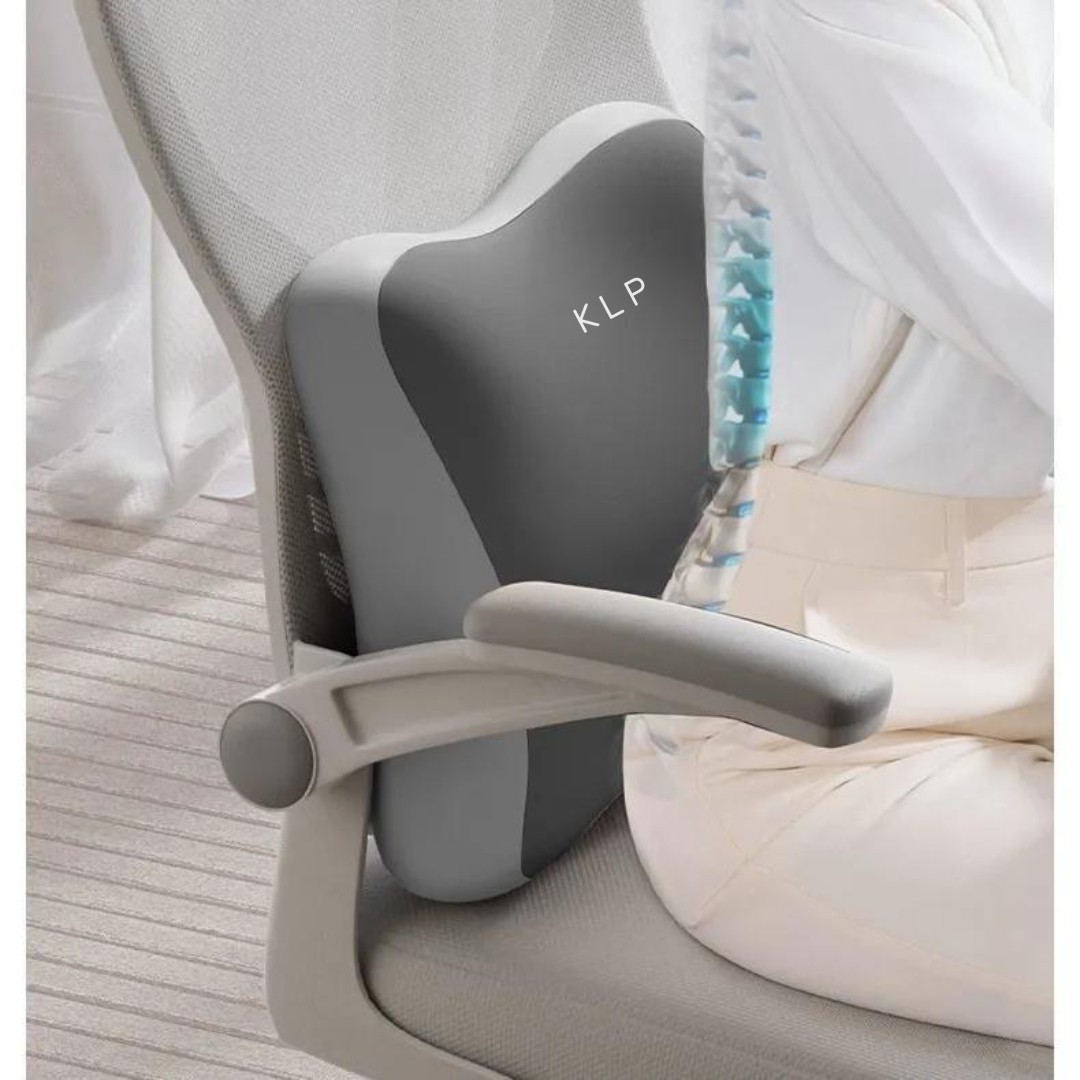 케이엘피 바른자세 사무실 허리 등받이 쿠션, 그레이혼합 13,900원