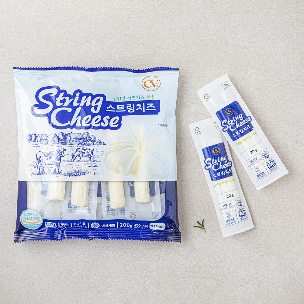 [로켓프레시] 이스트밸리 스트링치즈, 20g, 10개입, 1개 7,350원