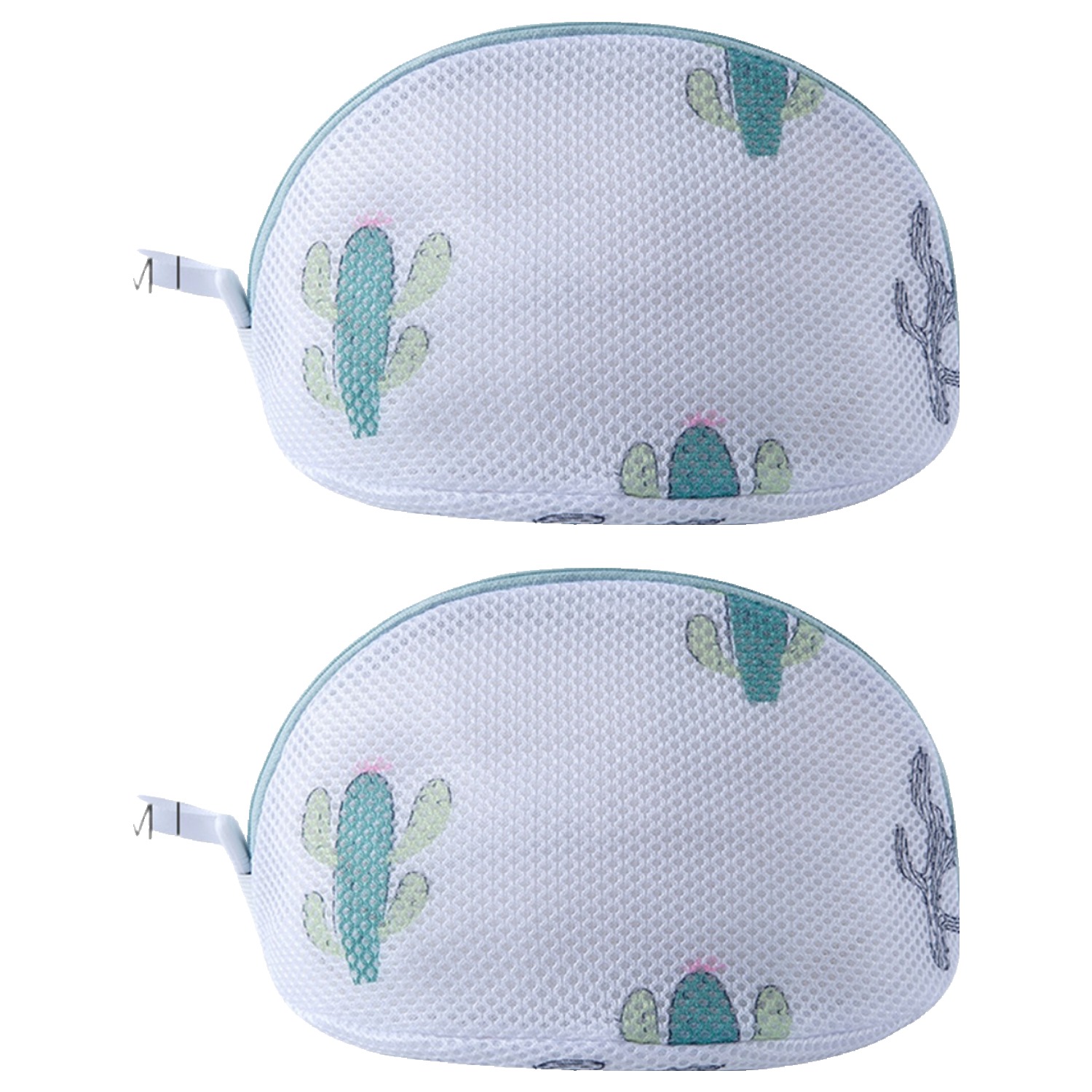 이지딜 속옷전용 손상방지 세탁망 18 x 16 x 16 cm, 반원 선인장, 2개 7,600원