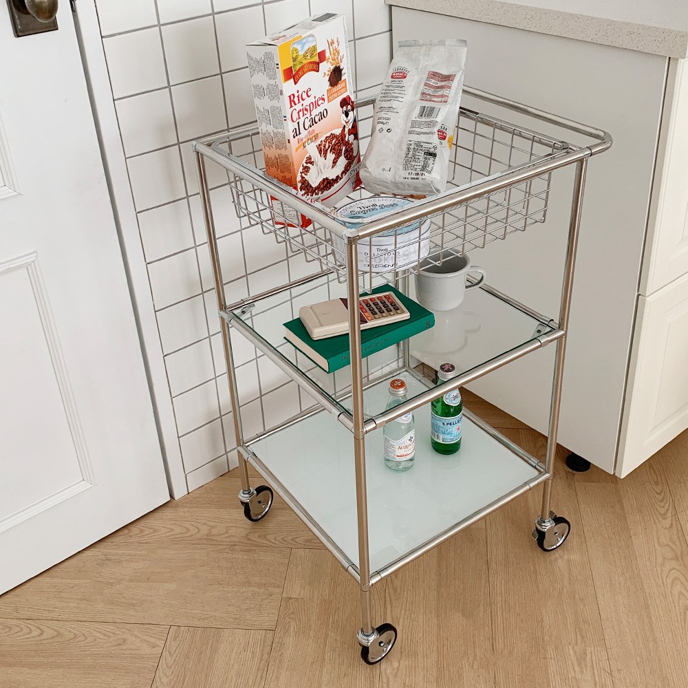 오그레 모듈 가구 듀얼 큐브 트롤리 132,000원