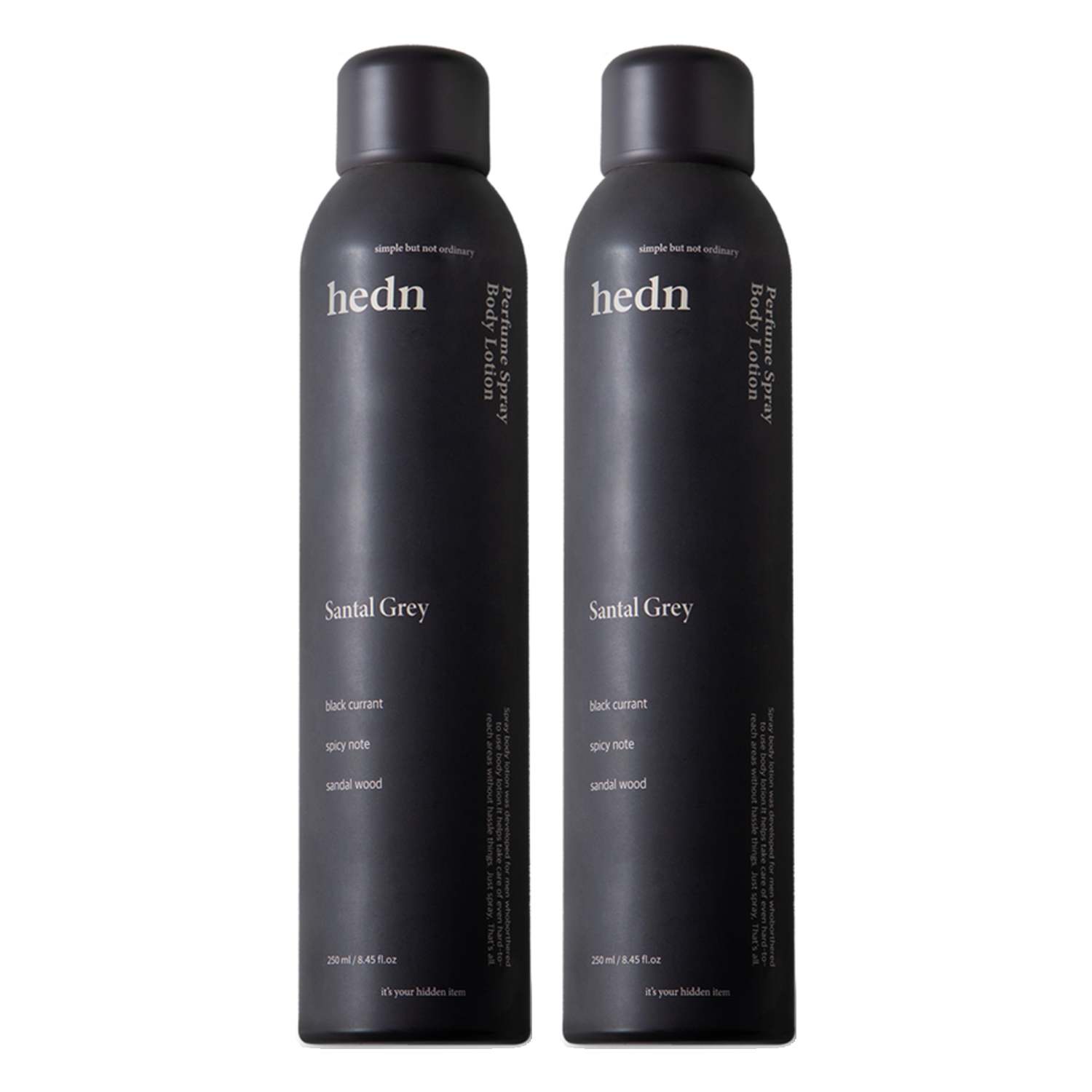 hedn 퍼퓸 스프레이 바디로션 상탈 그레이향, 250ml, 2개 63,300원