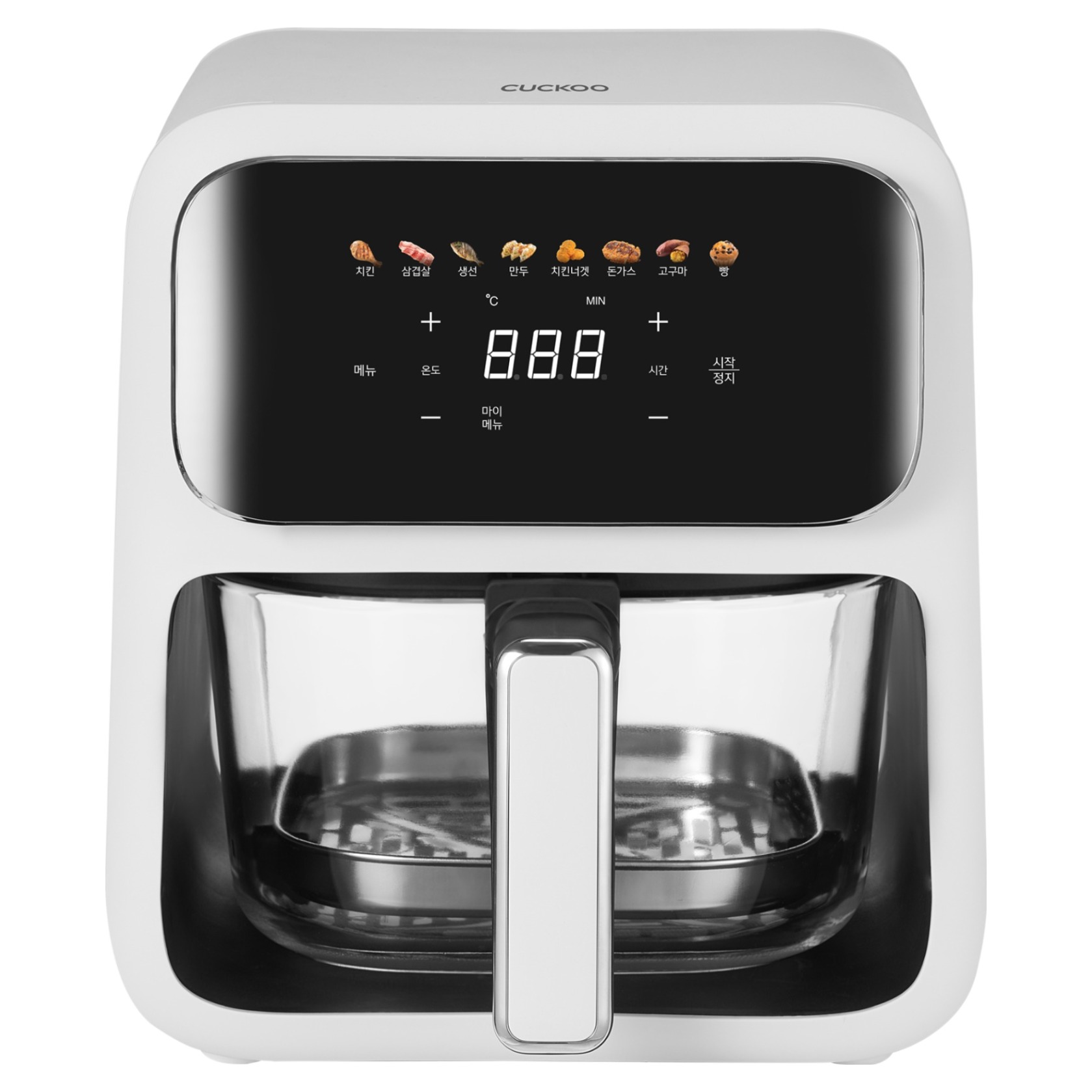 쿠쿠 글라스도어 투명 유리 바스켓 에어프라이어 4L 98,000원