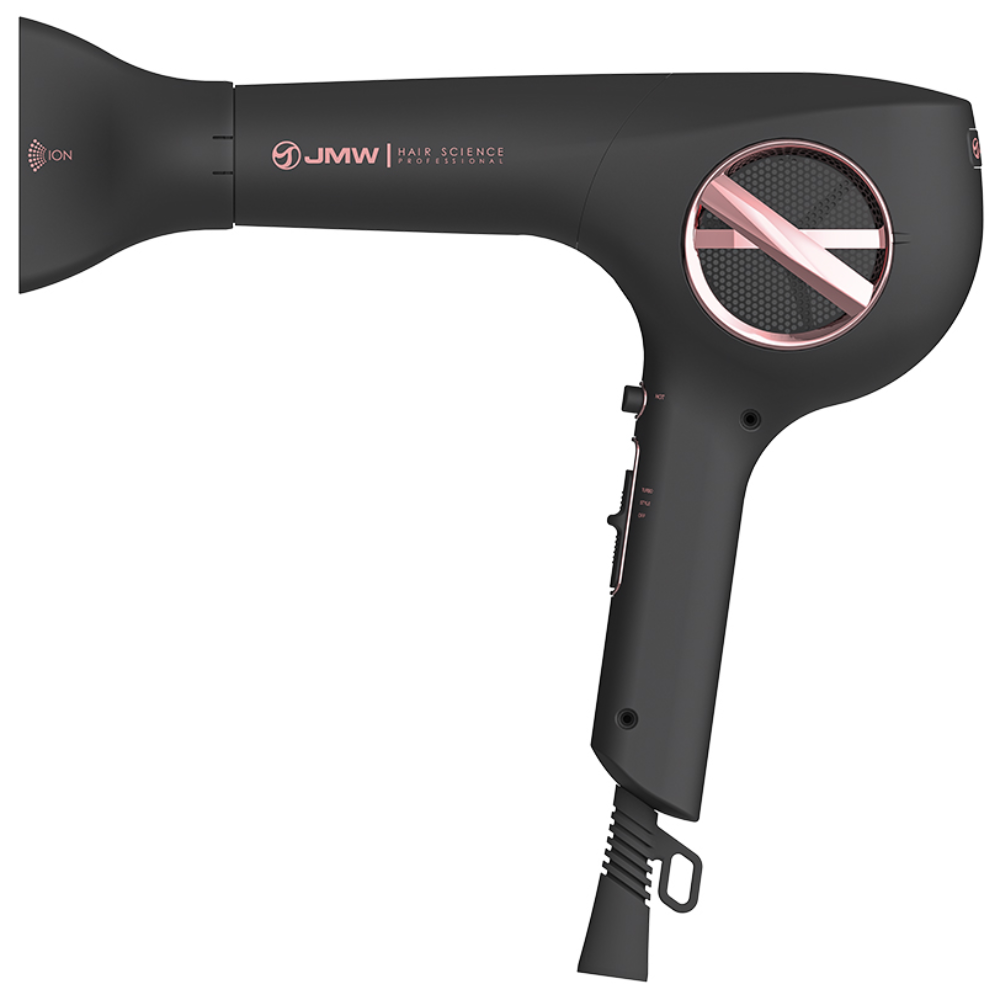 스테디셀러 JMW 고성능 1700W 터보 항공모터 헤어 드라이기, M5001A PLUS PRO, 무광블랙+로즈골드 84,000원
