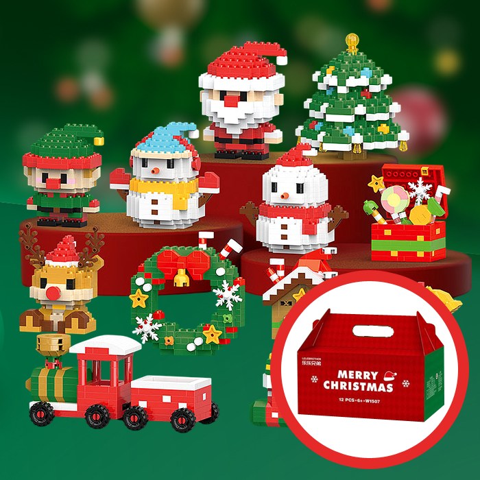 크리스마스 나노블럭 12종세트, 1개 14,920원