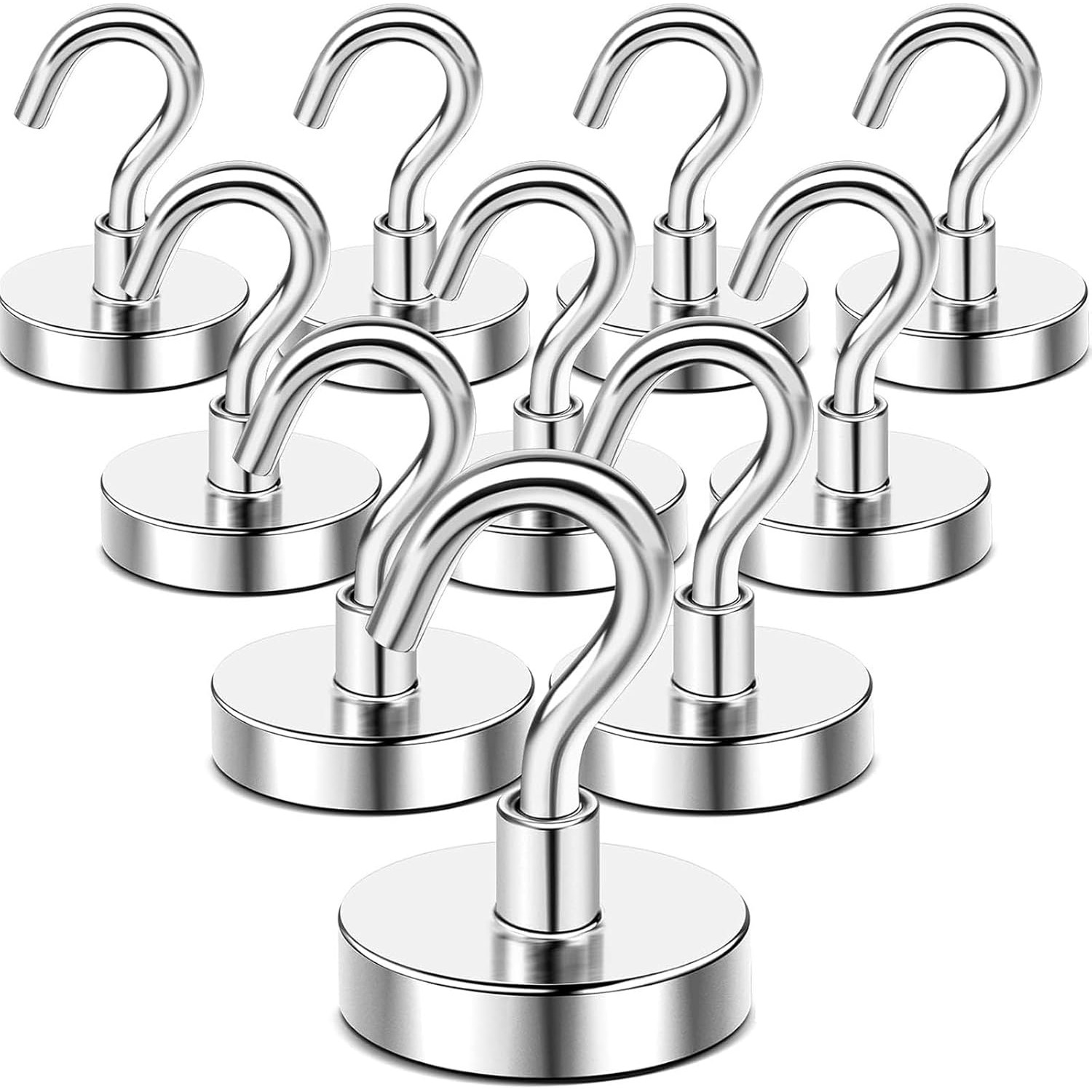 초강력 고리 자석 후크 고리형 32mm, 실버, 10개 18,960원