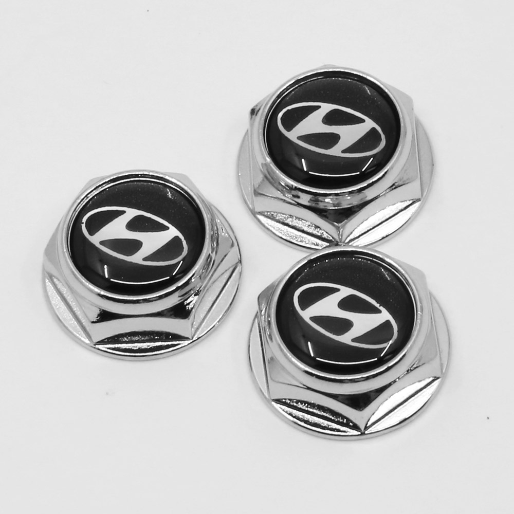 현대모비스 현대 정품 크롬 번호판볼트 순정형 3P 1Set 7,900원