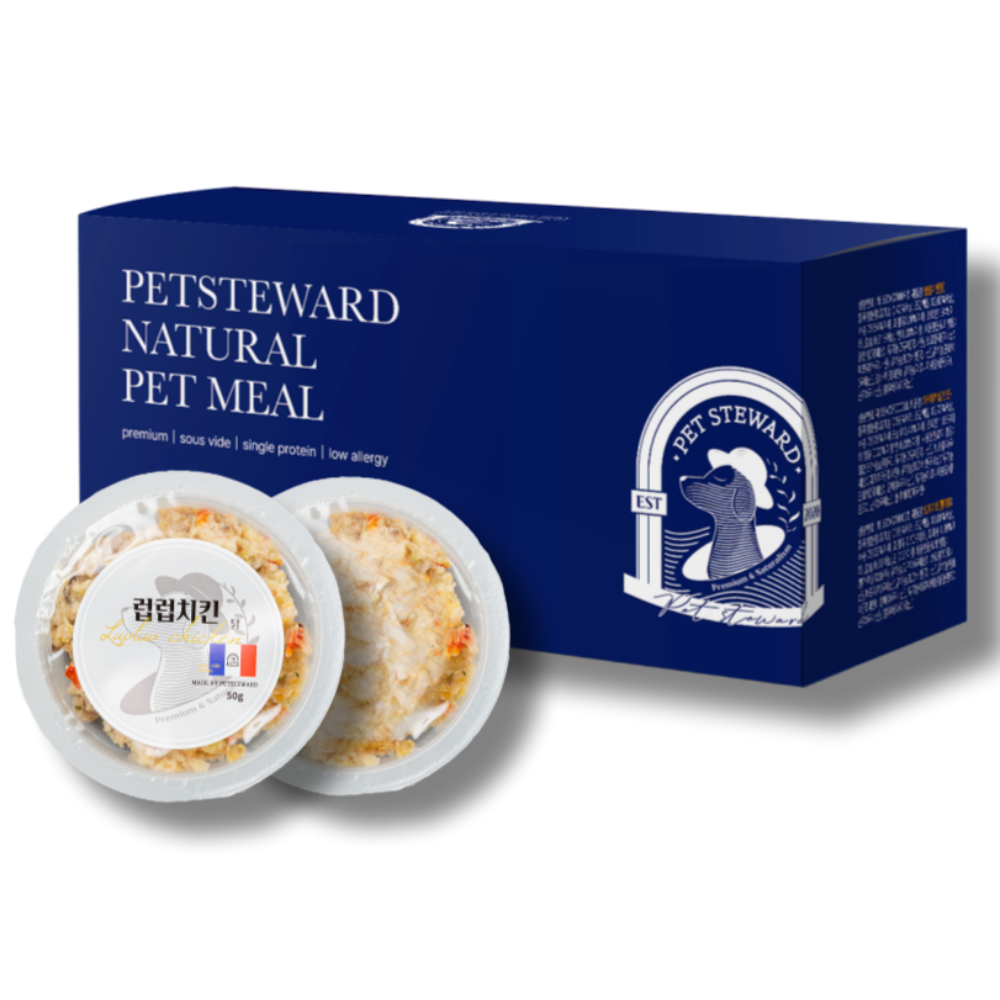 펫스튜어드 프리미엄 강아지 저지방 수비드 수제 화식 사료 7팩, 연어, 50g, 7개 23,000원