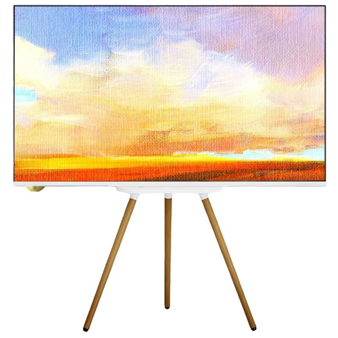 이젤큐빅스 화이트에디션 43인치 4K UHD TV 구글 스마트 이젤 tv 거치대 이젤형 인테리어 스탠드티비 479,000원