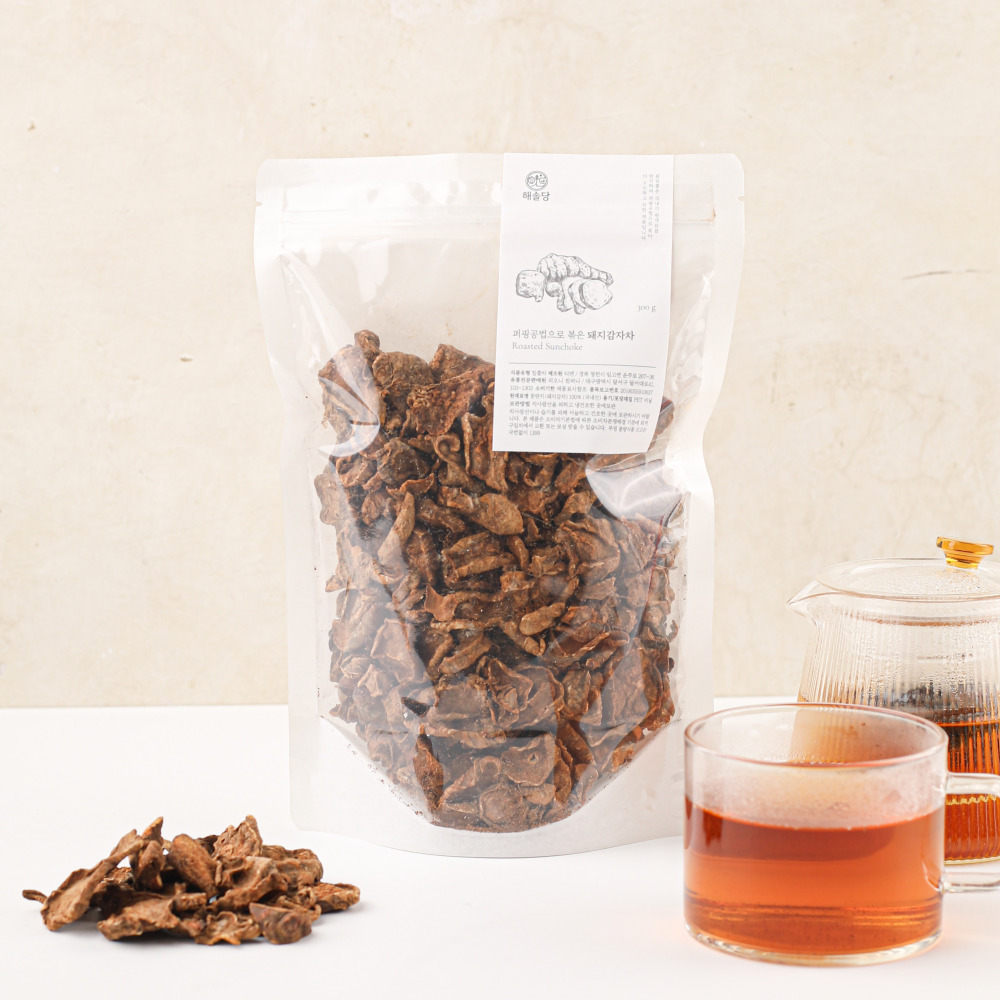 IOO% 국산 돼지감자 해솔당 저온압착 볶은 돼지감자차 10,700원