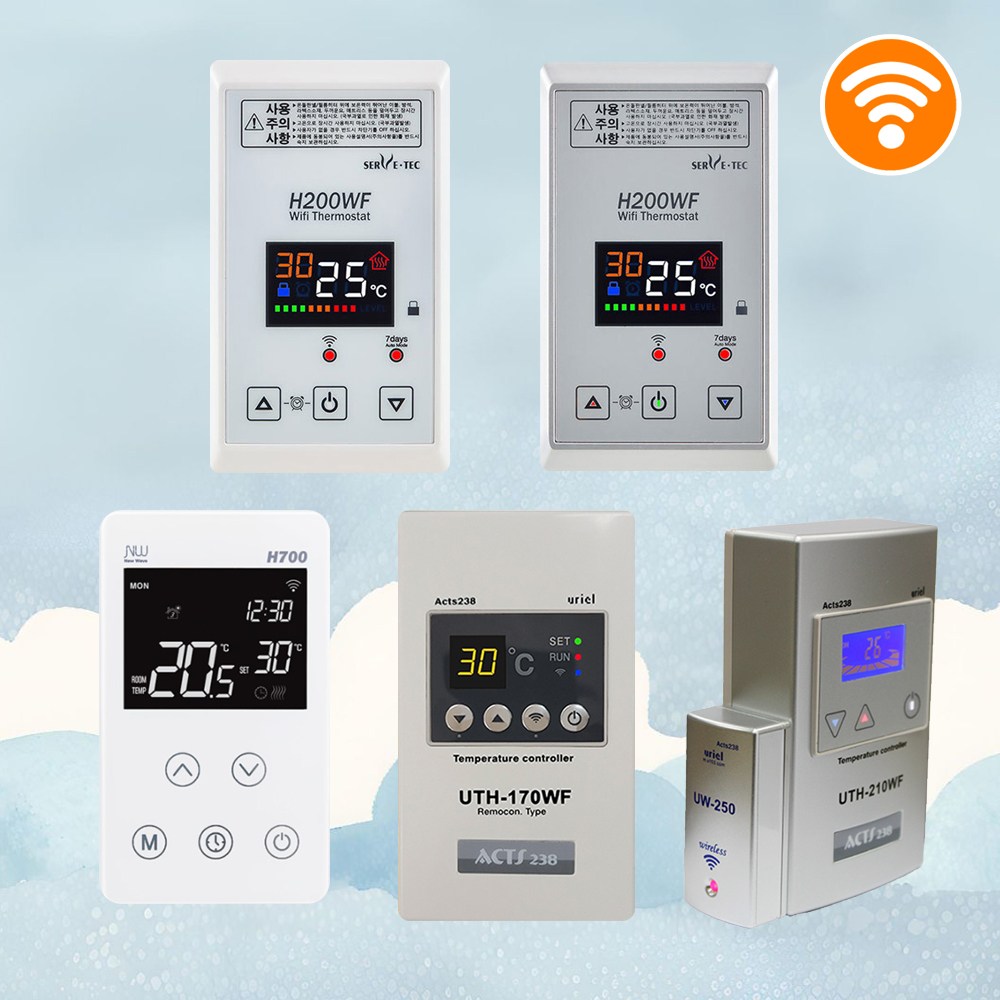 써브텍 전기필름 온돌판넬 와이파이 스마트 온도조절기 H700 135,000원