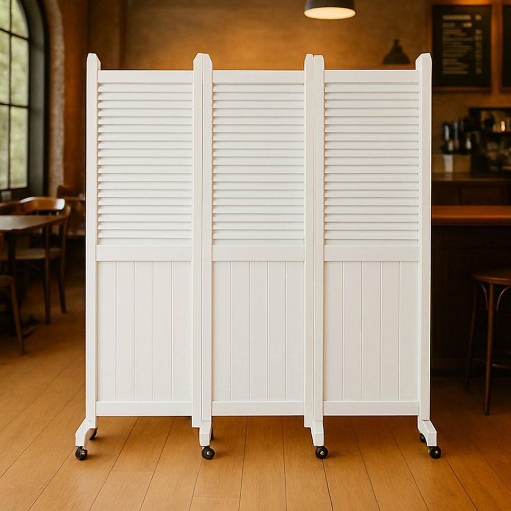 리츠데코 원목 인테리어 접이식 파티션 1800 2단 3단 이동형 사무실 업소용 키높이 칸막이 189,000원