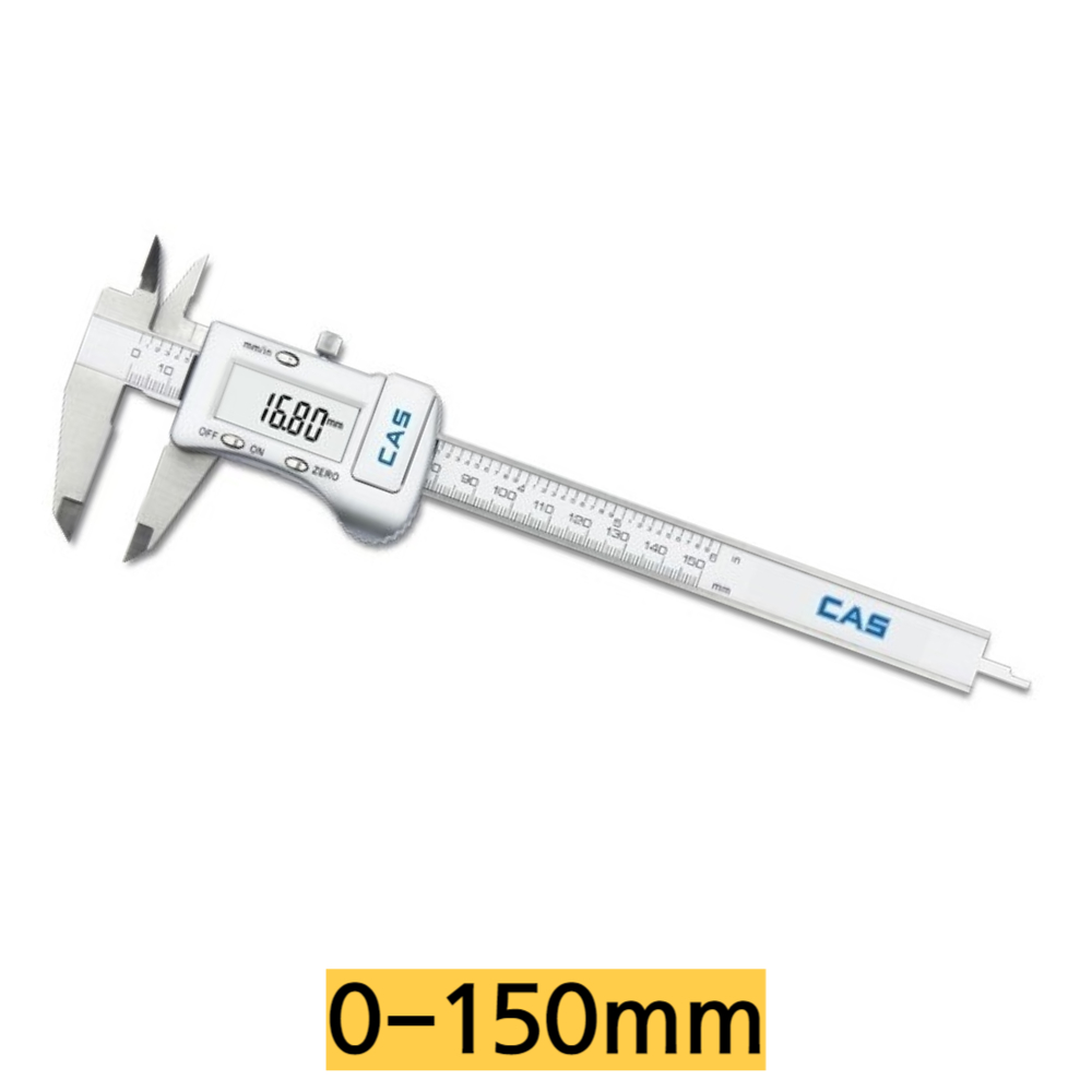 -카스 캘리퍼스 DC150-1/150mm 200mm 선택 0.01mm단위 4가지 측정 mm inch 단위 전환 69,900원