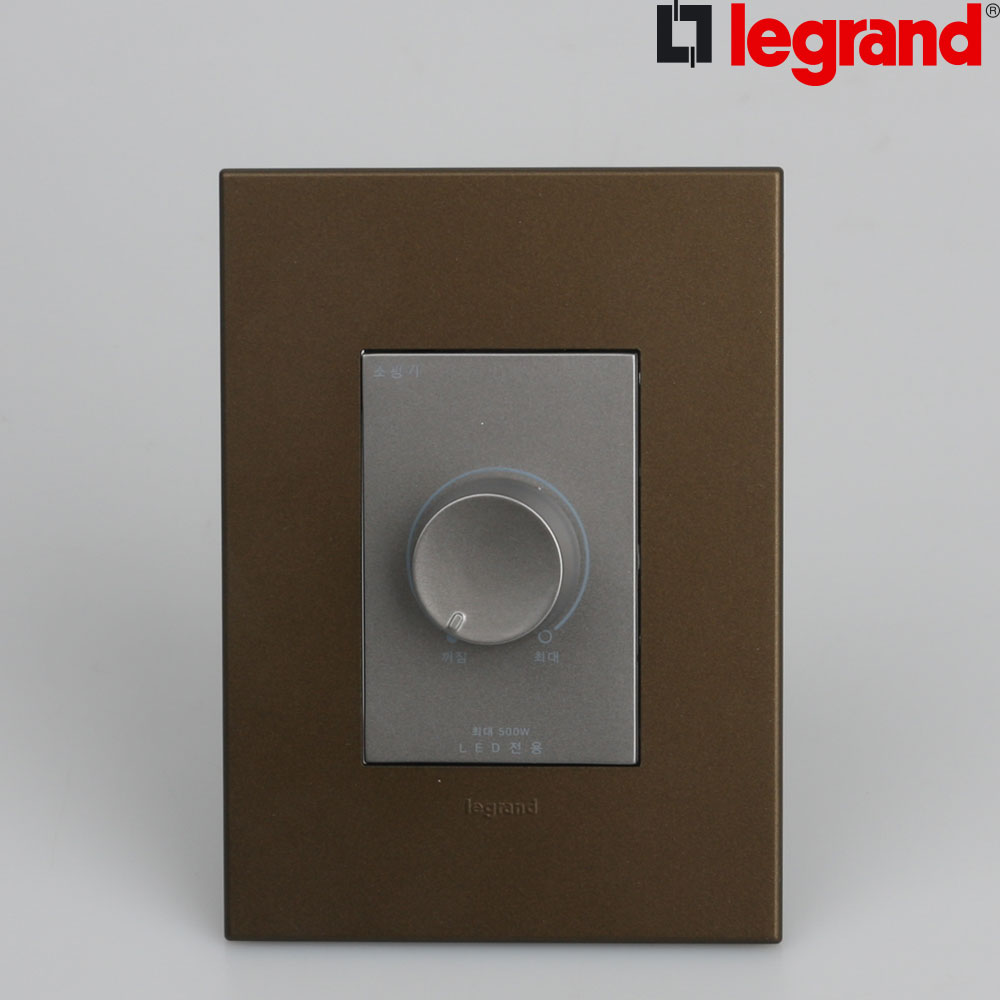 르그랑 아테오 LED 조광기 디머 스위치 디밍 밝기조절 화이트 300W 500W 77,400원