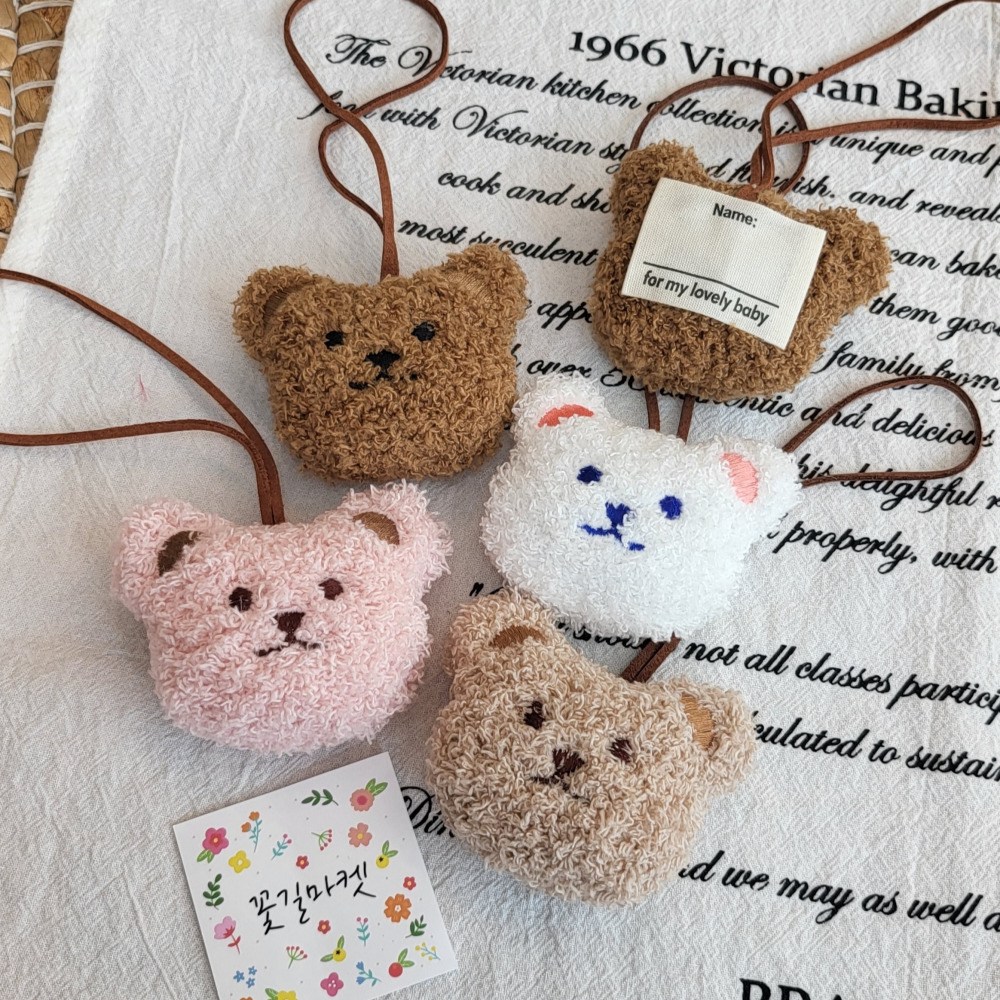 꽃길마켓 귀여운 곰돌이 이름표 캐리어 가방 네임택 4종 6,000원