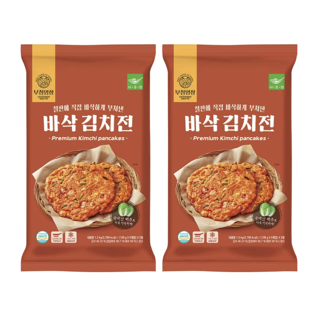 사옹원 바삭 김치전 1.3kg 코스트코 즉석전 배추 고춧가루 총2.6Kg, 2.6kg, 1세트 49,980원