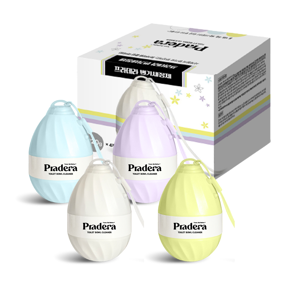 프라데라 보틀형 대용량 변기세정제 위생줄포함, 4개, 220g 9,900원
