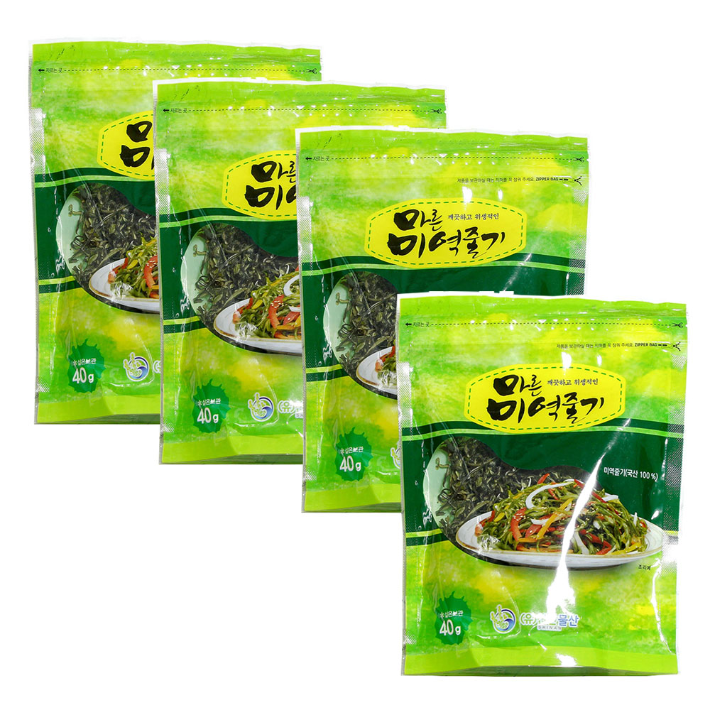 완도산 마른미역줄기 40gx4팩 마른미역 밑반찬, 40g(1개), 4개 13,550원