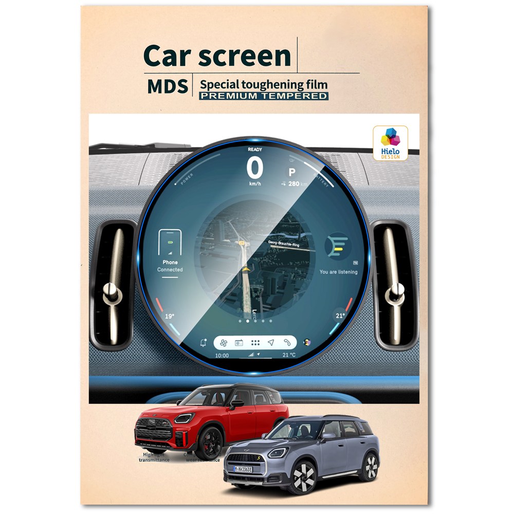 미니 더뉴 컨트리맨 내비게이션 보호필름 원형디스플레이 풀커버 JCW 풀체인지 15,900원