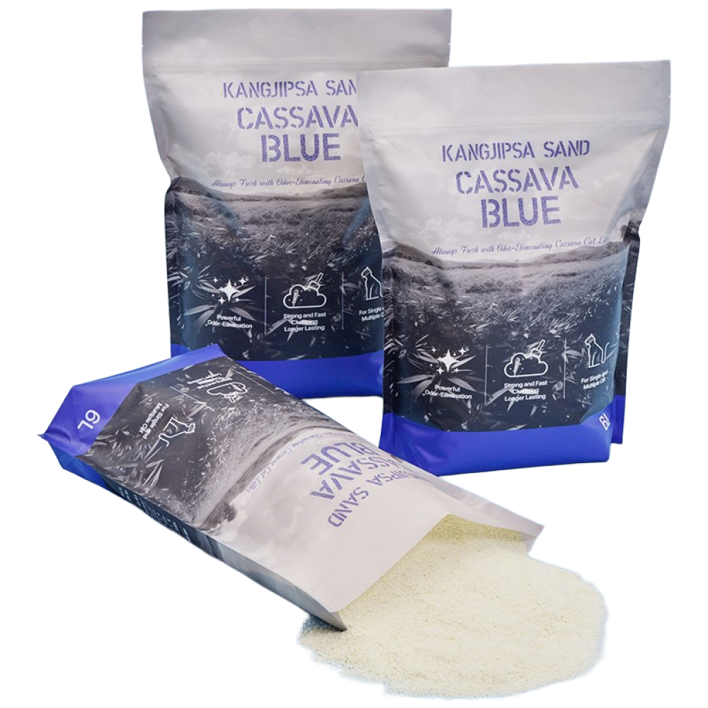 [본사직영/당일출고]강집사 샌드 냄새잡는 카사바 블루 6Lx3팩 고양이모래, 3팩, 6L, 무향 41,800원