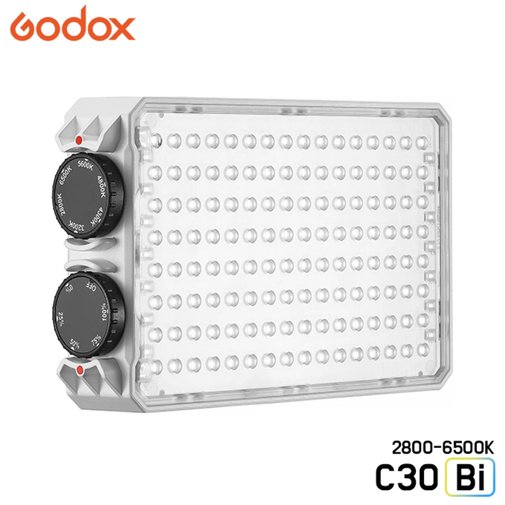 GODOX 고독스 C30Bi / Litemons LED 지속광 바이컬러 2800~6500K 패널라이트 휴대용조명 카메라조명 사진 유튜브 영상 제풀촬영 지속광 개인방송 조명 70,000원