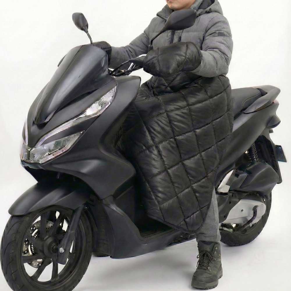 데일리인 오토바이 스쿠터 방한 무릎담요 토시 세트 배달 겨울 방풍 이불 워머, 구성(담요+장갑) 19,800원